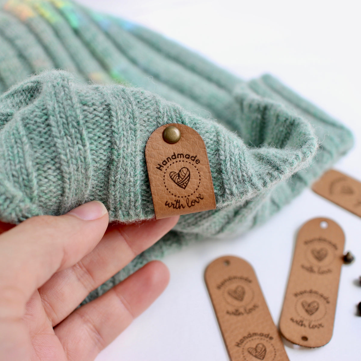 Handmade With Love Gift Tags Tags for Handmade Crochet Items With