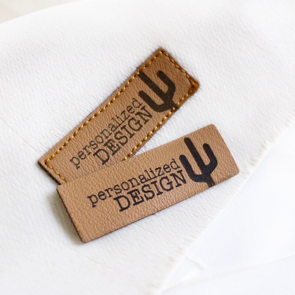 Leather Labels for Handmade Items Faux Leather Tags 