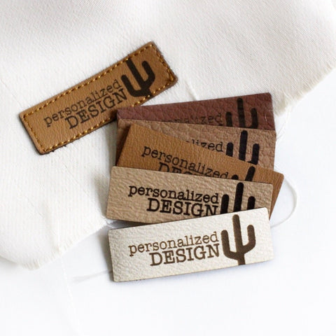 Custom Wooden tags with personalized logo - 100 pcs set – Cutpie